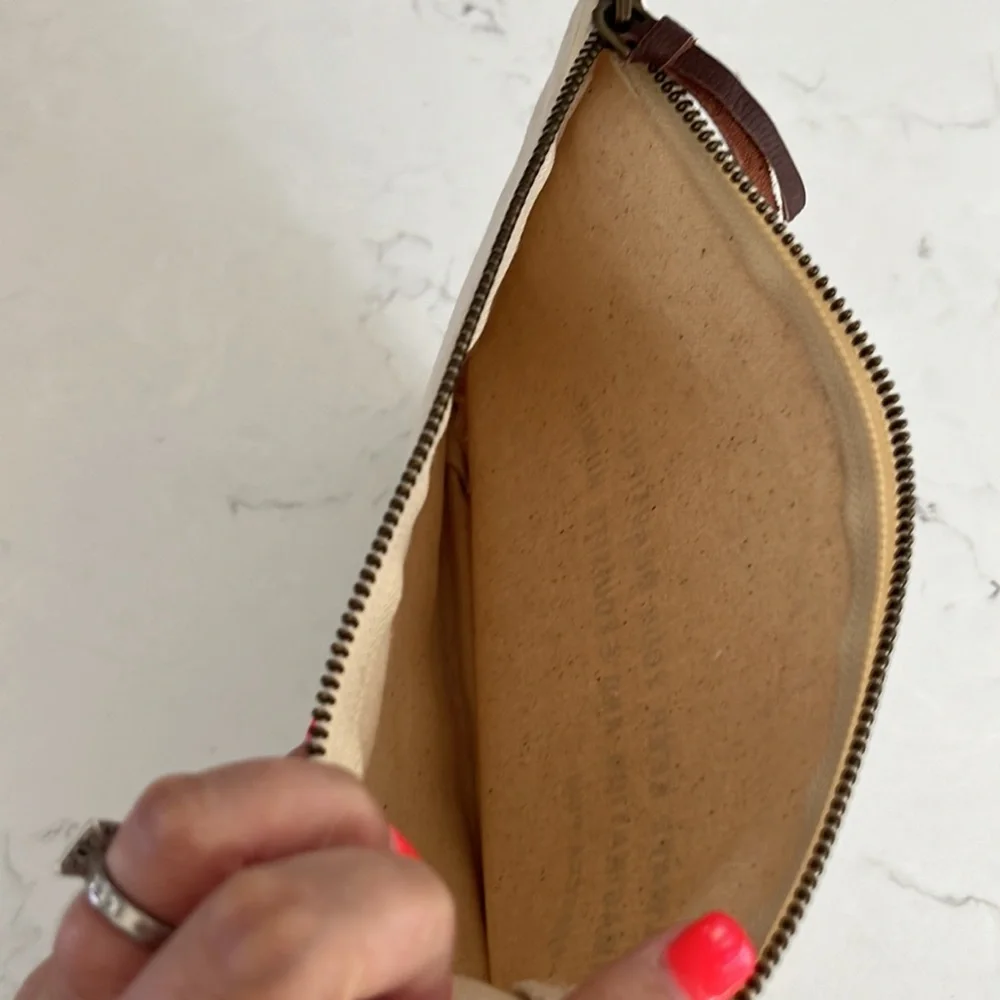 NWOT Canvas Quote bag